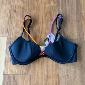 Agent Provocateur Stylish Black and Orange Bra
